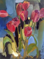 Painterly Tulips II | Obraz na stenu