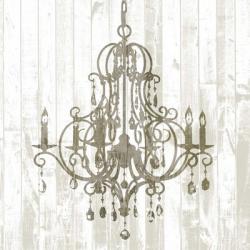 Shiplap Chandelier II | Obraz na stenu