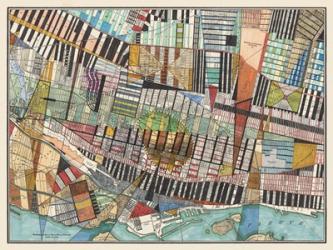 Modern Map of Montreal | Obraz na stenu