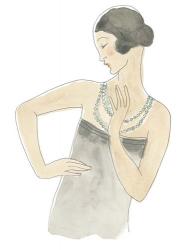 Flapper Fashion Sketches V | Obraz na stenu