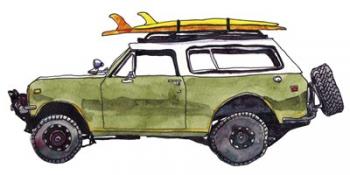 Surf Car II | Obraz na stenu