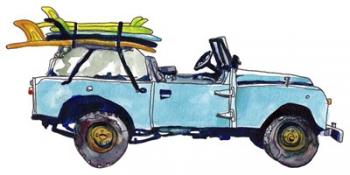 Surf Car III | Obraz na stenu