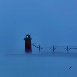 Lighthouse at Night II | Obraz na stenu