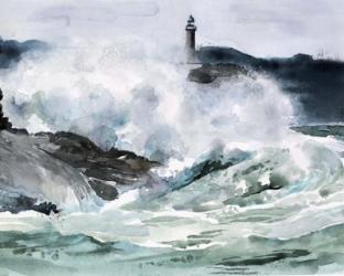 Lighthouse Waves II | Obraz na stenu