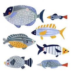 Patterned Fish I | Obraz na stenu