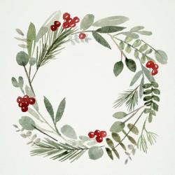 Holly Wreath I | Obraz na stenu