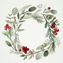 Holly Wreath II | Obraz na stenu