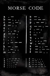 Morse Code Chart | Obraz na stenu