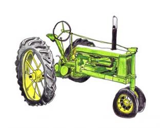 Tractor Study I | Obraz na stenu