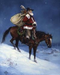 A Cowboy Christmas | Obraz na stenu