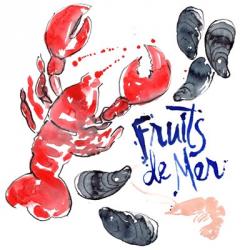 Fruits De Mer I | Obraz na stenu