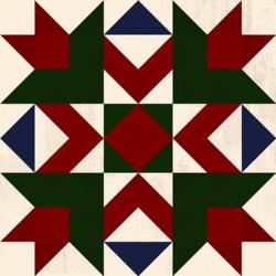 Christmas Barn Quilt III | Obraz na stenu