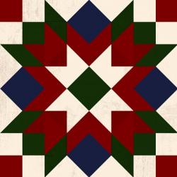 Christmas Barn Quilt IV | Obraz na stenu