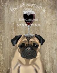 Dog Au Vin, Pug | Obraz na stenu