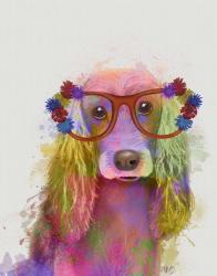 Rainbow Splash Cocker Spaniel, Portrait | Obraz na stenu