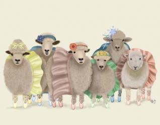 Ballet Troupe Sheep | Obraz na stenu