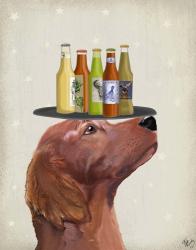 Red Setter Beer Lover | Obraz na stenu