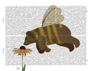 Bear Bee Book Print | Obraz na stenu