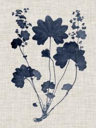 Navy & Linen Leaves III | Obraz na stenu