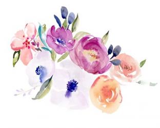 Watercolor Anemone II | Obraz na stenu