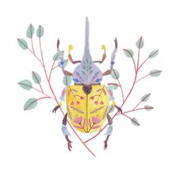 Floral Beetles VI | Obraz na stenu