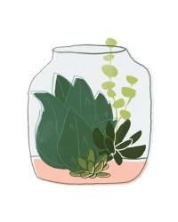 Terrarium Cameo II | Obraz na stenu