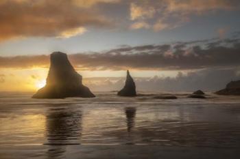 Sunset Sea Stacks | Obraz na stenu