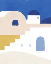 Simple Santorini I | Obraz na stenu