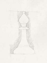 Chess Set Sketch VI | Obraz na stenu