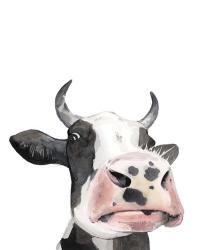 Watercolor Cow Portrait I | Obraz na stenu