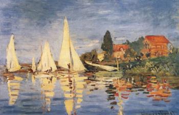 Regatta at Argenteuil | Obraz na stenu