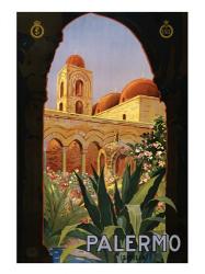 Palermo, travel poster 1920 | Obraz na stenu