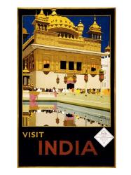 Visit India, travel poster, 1935 | Obraz na stenu