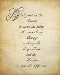 Serenity Prayer | Obraz na stenu