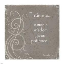 Patience Quote | Obraz na stenu