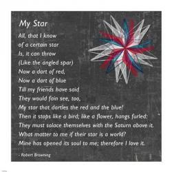 My Star by Robert Browning | Obraz na stenu