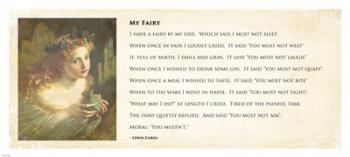 My Fairy by Lewis Carroll | Obraz na stenu