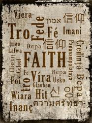 Faith in Multiple Languages | Obraz na stenu