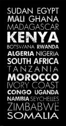 African Countries II | Obraz na stenu
