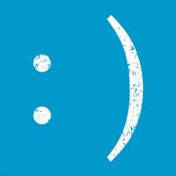 Blue Smiley | Obraz na stenu