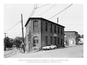 Salem Manufacturing Company, Arista Cotton Mill, Winston-Salem, Forsyth County, NC | Obraz na stenu