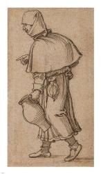 A Peasant Woman Carrying a Jug | Obraz na stenu