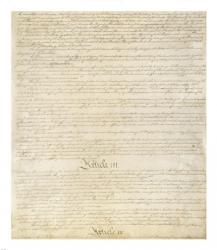 Constitution of the United States I III | Obraz na stenu