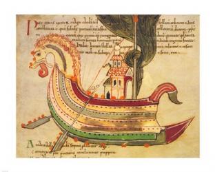 Viking Dragon Ship | Obraz na stenu