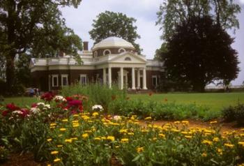 Gardens at Jefferson s home at Monticello | Obraz na stenu