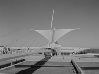 Milwaukee Art Museum, Quadracci Pavilion, 700 North Art Museum Drive, Milwaukee, Milwaukee County, WI | Obraz na stenu