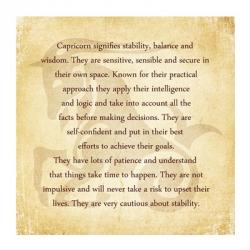 Capricorn Character Traits | Obraz na stenu