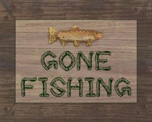 Gone Fishing Sign | Obraz na stenu