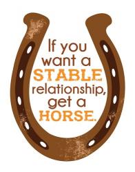 Horseshoe Quote 2 | Obraz na stenu