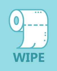 Boy's Bathroom Task-Wipe | Obraz na stenu